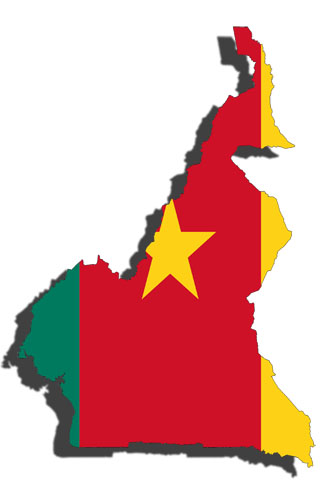 carte-drapeaux-cameroun
